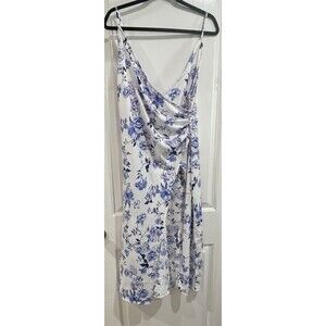 Urban Outfitters UO Lily Satin Wrap Midi Dress Size L